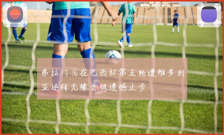 弗拉门戈在巴西杯第五轮遭维多利亚逆转无缘晋级遗憾止步